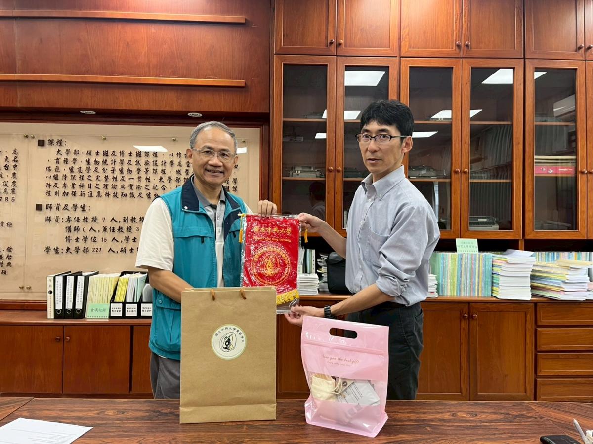 115/3/6歡迎日本山田晋 Susumu YAMADA教授來農藝系演講